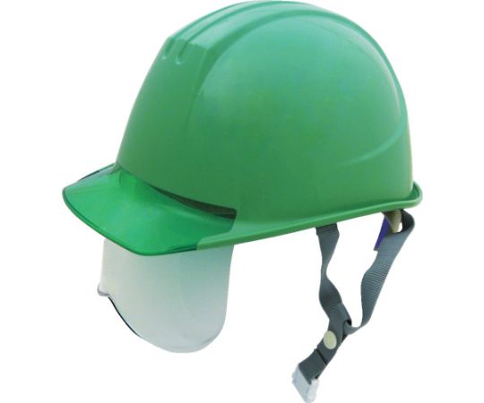 エアライト搭載シールド面付ヘルメット ST#161VJ-SH（EPA） 帽体色 グリーン 161VJ-SH-G2V3-J