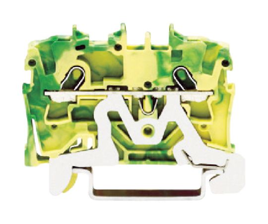 スプリング式中継端子台 2001シリーズ2線式用 アース用 2001-1207-PK