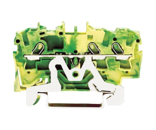 スプリング式中継端子台 2001シリーズ3線式用 アース用 2001-1307-PK