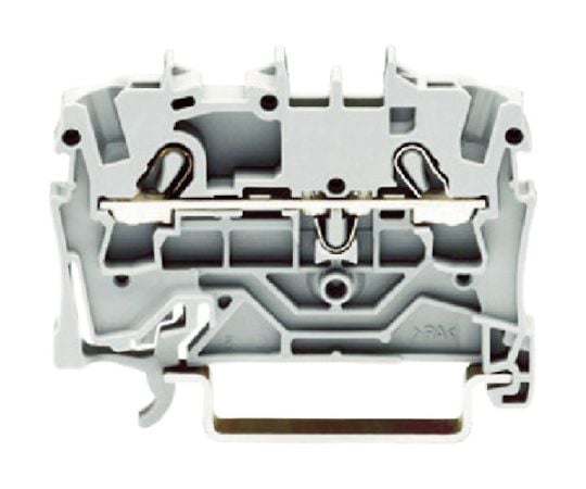 スプリング式中継端子台 2002シリーズ2線式用 グレー色 2002-1201-PK