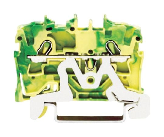 スプリング式中継端子台　2002シリーズ2線式用　アース用