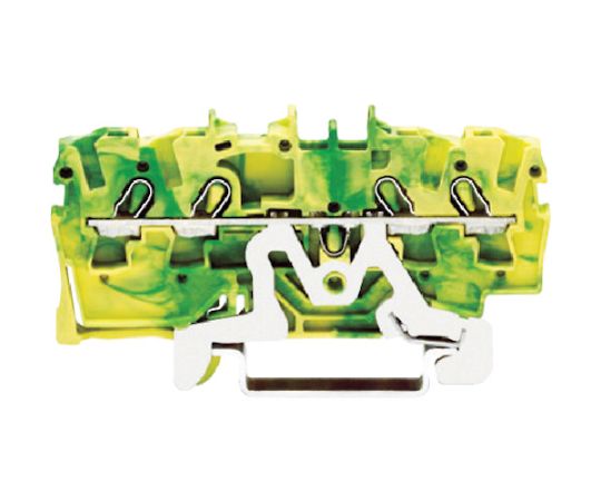 スプリング式中継端子台　2002シリーズ4線式用　アース用