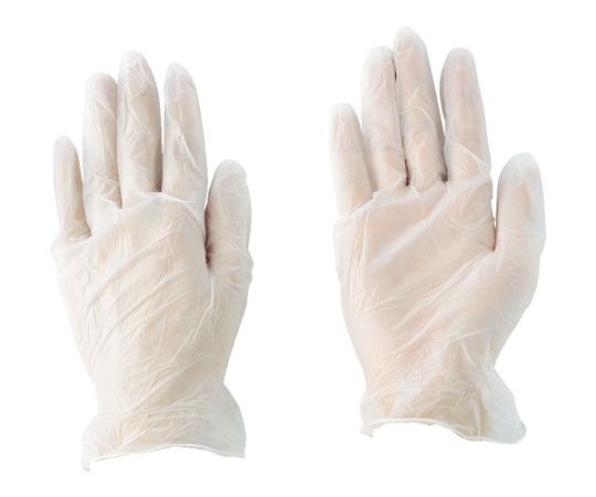 ビニール使いきり手袋 粉なし Lサイズ （100枚入） 2023-L