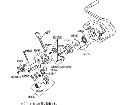 ロールグルーバー用パーツ スタビライザー8-12インチ（2個入り）