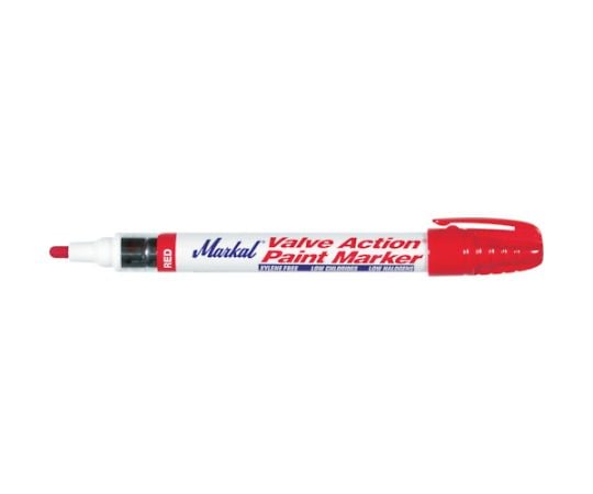 Markal　工業用マーカー　「VALVE　ACTION」　赤