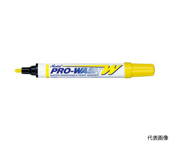 Markal　工業用マーカー「PRO　WASH」　黄