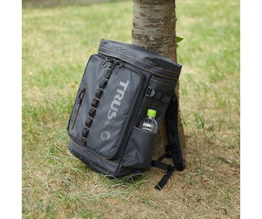 62-2444-55 プロ用軽量ボックス型リュック ショルダーコンテナ A3BL-BK