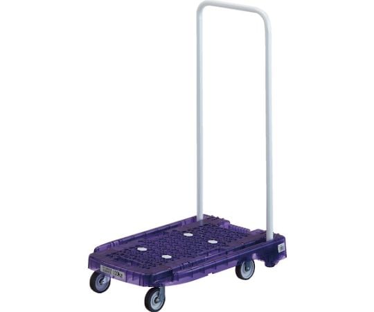 アクロ PC製 省音車輪 600X390 バイオレット透明