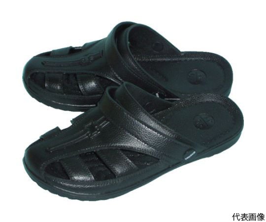 制電サンダル　LL　ブラック