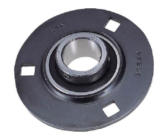 G　ベアリングユニット（円筒穴形、止めねじ式）軸径15mm全長81mm全高81mm