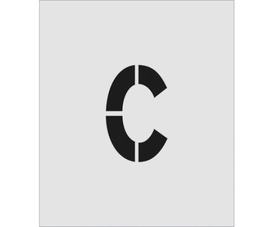 ステンシル　C　文字サイズ150×95mm