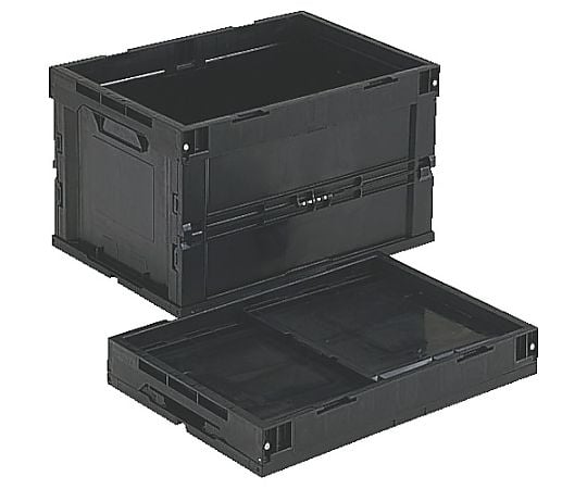 導電性折り畳みコンテナ　50L　黒