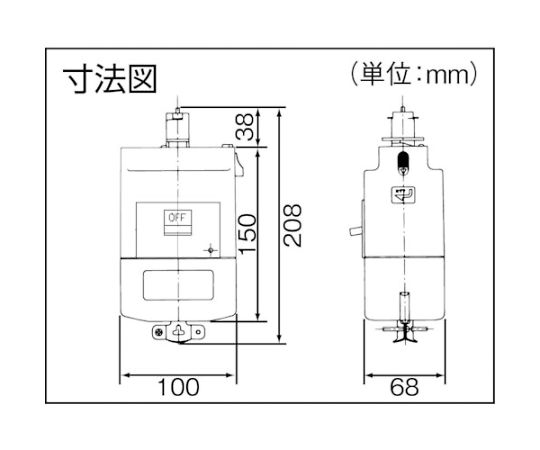 62-2482-48 モータブレーカ付プラグ 1.0kW用 DH24874K1 【AXEL】 アズワン