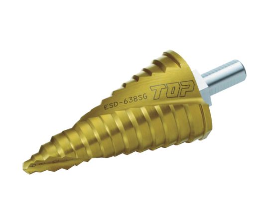 丸軸シャンクスパイラルステップドリル