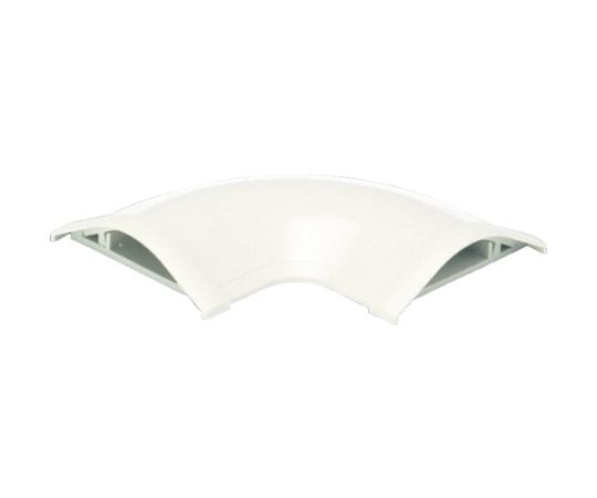 ガードマン2R型付属品　平面マガリ　3号　ミルキーホワイト