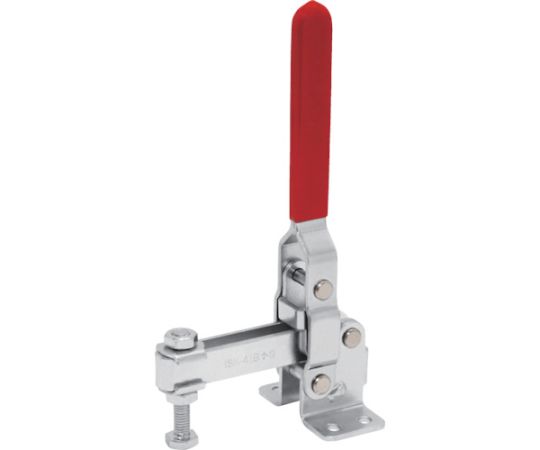 下方押え型トグルクランプ スチール 垂直ハンドル（31318） クランプアーム移動角度105° フランジベース 締付力2.0kN