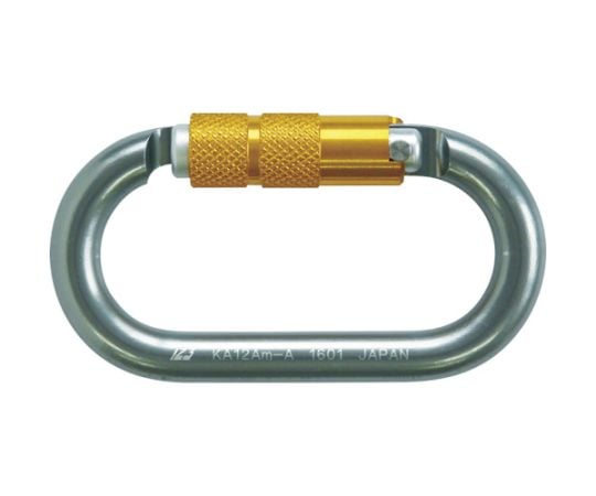 カラビナ オートロック アルミ12 O型 アルミ環