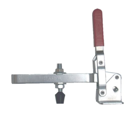 ハンドル縦型トグルクランプ（下方押え型） No.HV653-XL 締圧力1.1～3.4kN