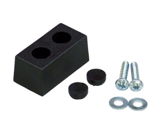 戸当りクッション　角型　黒