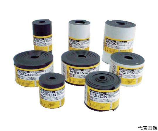マイクロセルウレタンPORON 黒 3×500mm×24M巻（テープ L24-3500-24M