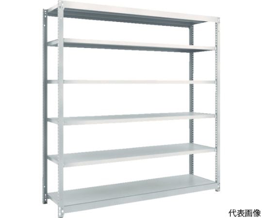 スチールラック M1.5型軽中量棚 860×445×H1800 6段単体 ネオグレー