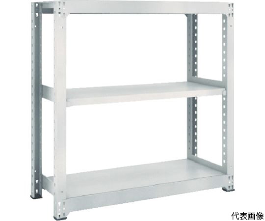 M3型中量棚　900X471XH1200　3段　単体　ネオグレー