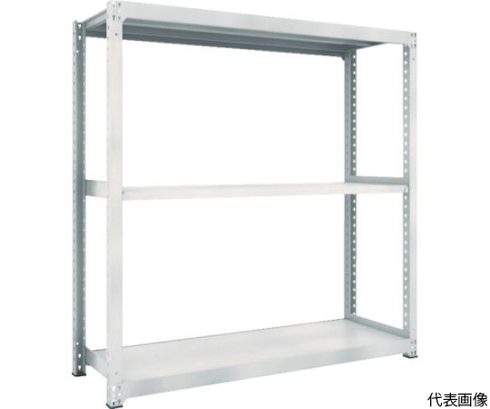 M3型中量棚　1800X721XH1800　3段　単体　ネオグレー