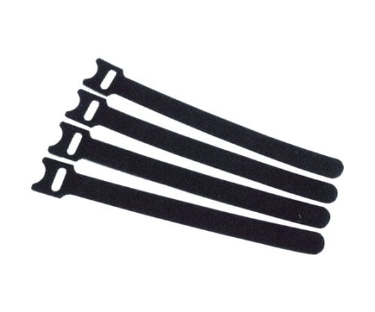 マジックバンド　耐候性　ストラップ　15cm　黒　（4本入）