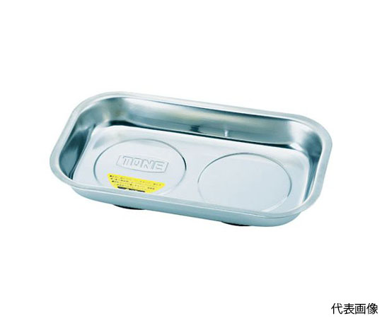 マグネットツールホルダ マグネット付パーツトレイ 幅240mm 奥行142mm