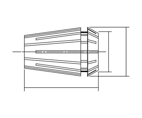 62-2538-10 ERコレットシステム ER8コレット MRA-ERC08.0200 【AXEL