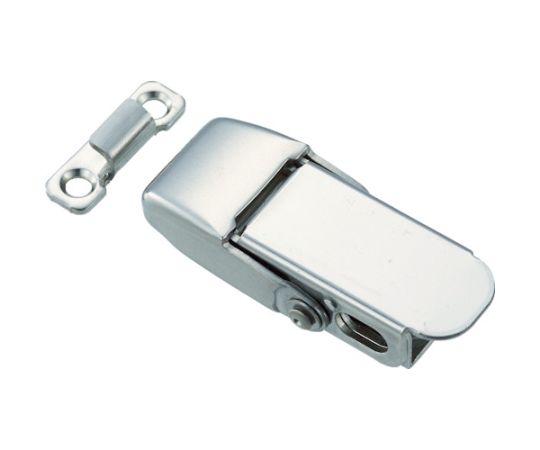 パッチン錠　ラッチ・ばねタイプ・ステンレス製　2個入