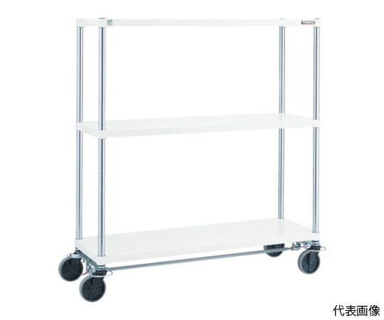 スチールラック フェニックスラック 1200X450 U車輪4輪S付 W色 抗菌粉体塗装