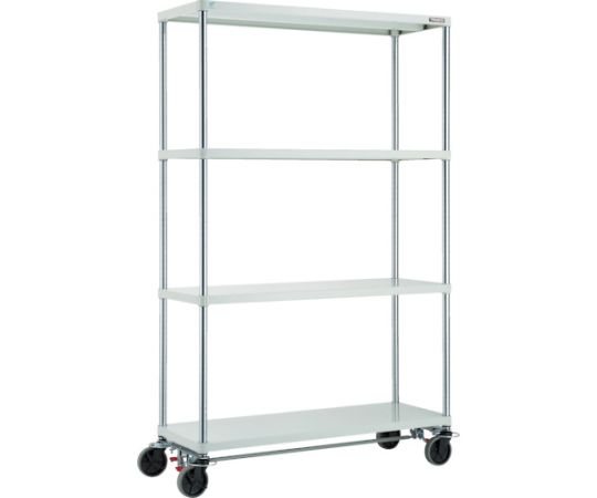 スチールラック フェニックスラック 1200X450 U車輪4輪S付 W色 抗菌粉体塗装