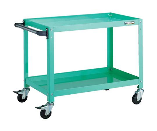 ラビットワゴン 700X450 ハンドル付 ゴム車輪 ヤンググリーン