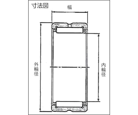 NTN F ニードルベアリング（内輪なしタイプ）内輪径150mm外輪径180mm幅