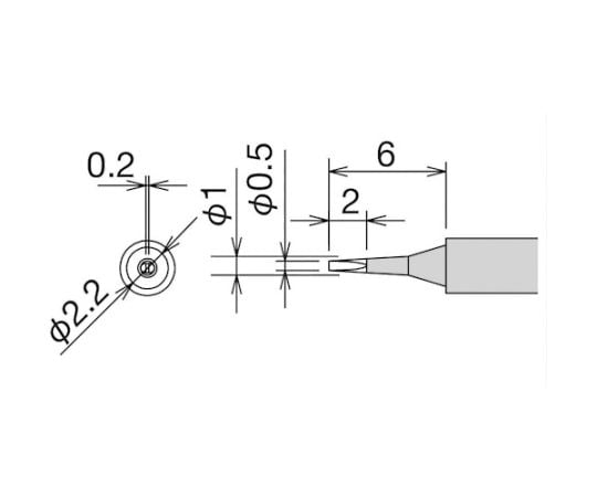 替こて先 0.5D型 RX-812AS/802AS