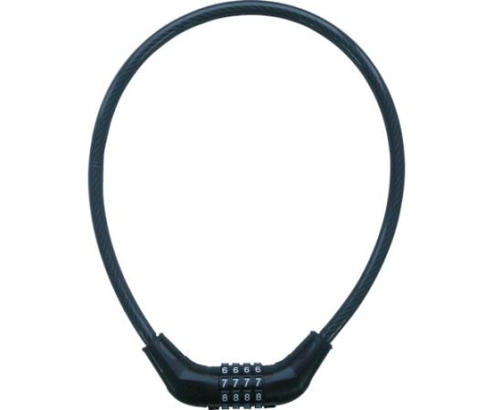 4段フリーダイヤル錠　600mm（ワイヤータイプ）　（1個入）