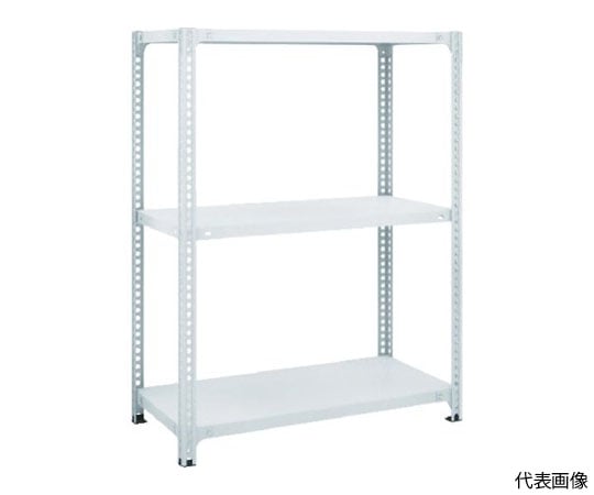 SBL型抗菌塗装セミボルトレス軽量棚 W900XD300XH1200 3段 W色