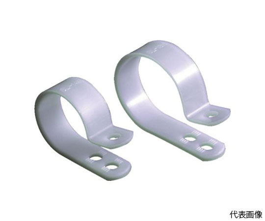 ナイロンクリップ　100個入り　固定時の内径外穴13.5mm