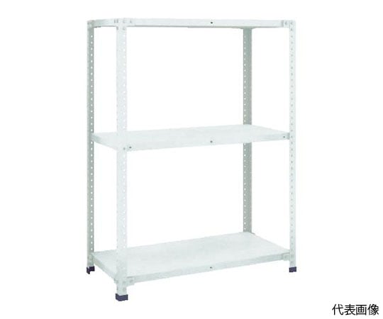 軽量150型中棚ボルトレス棚 W900XD300XH1200 3段