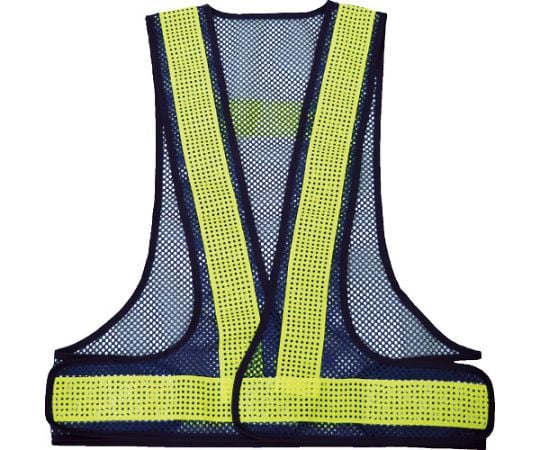メッシュ安全ベスト 紺*イエロー TMV-BY
