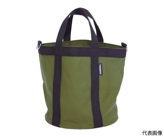 ソフトタフ電工バケツ Φ300X300 オリーブドラブ色