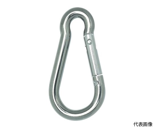 国産ステンレスカラビナハーケン　B型　10X110mm