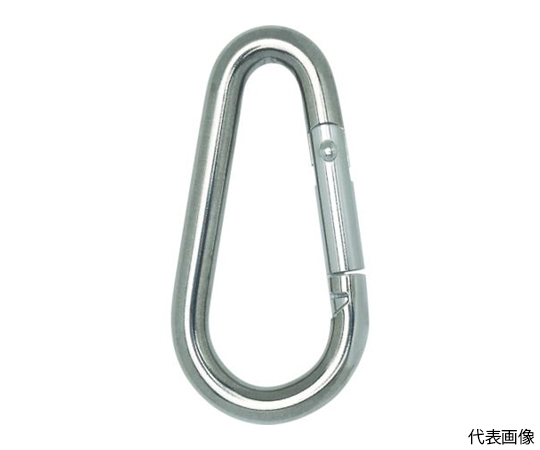 国産ステンレスカラビナハーケン　NS型　6X60mm