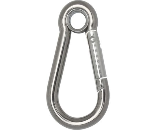 国産ステンレスカラビナハーケン　A型　8×80mm