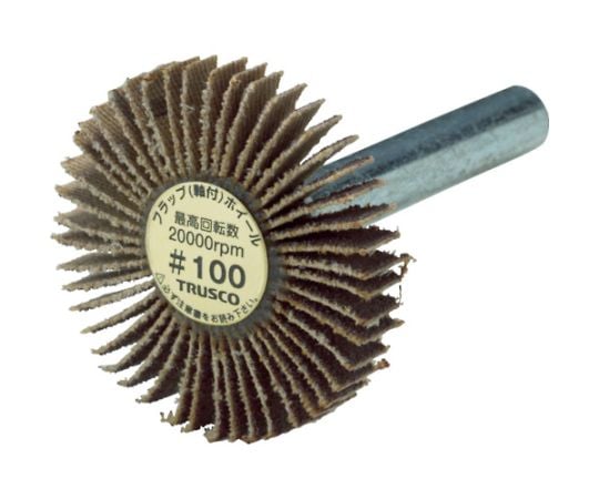 薄型フラップホイール　30X5X6　#100　5個入
