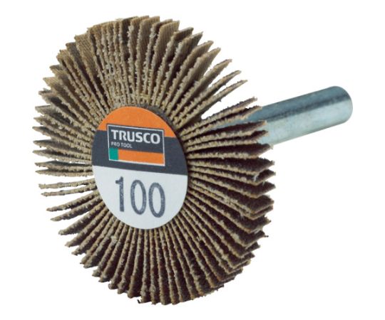 薄型フラップホイール　40X5X6　#100　5個入