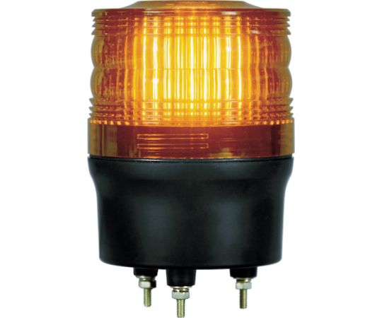 ニコトーチ90 VL09R型 LED回転灯 90パイ 黄 100V