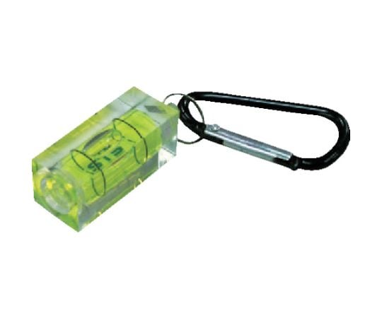キーホルダー型水平器