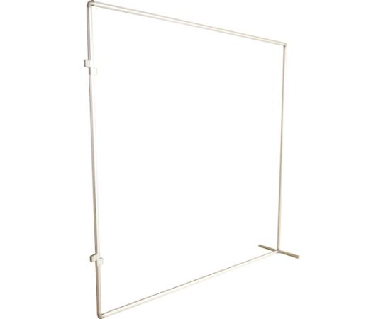 衝立用アルミパイプ　2×2　接続固定